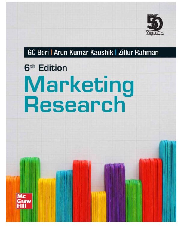 MARKETING RESEARCH, 6TH EDITION